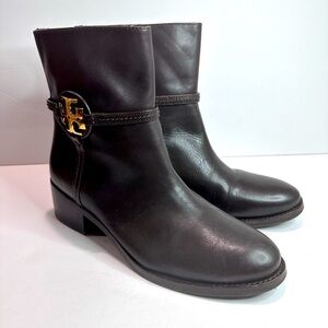 Women's Tory Burch Brown Leather Ankle Boots